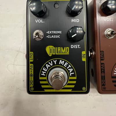 Dolamo D-11 Vintage Dist + D-17 Heavy Metal Distortion Guitar Effect Pedal Lot image 2