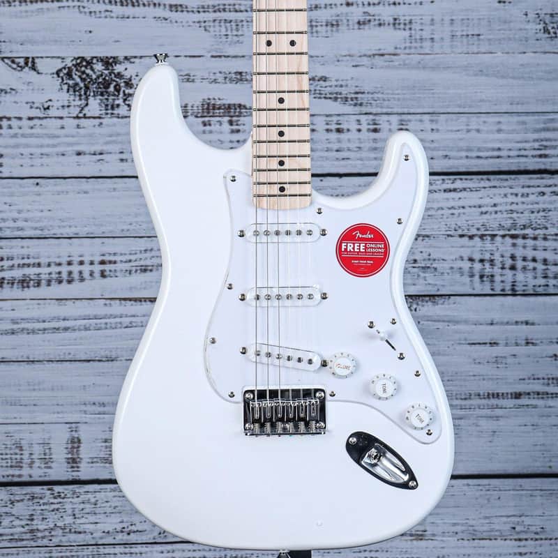 Squier Sonic Stratocaster SSS Electric Guitar w/Hardtail | Arctic White (IN-STOCK) image 1