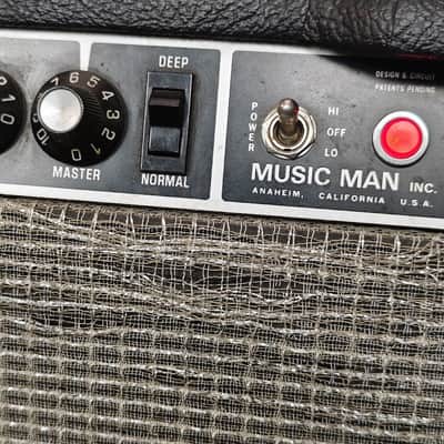 Music Man 410-HD One Thirty 2-Channel 130-Watt 4x10" Guitar Combo 1974 - 1979 - Black image 7