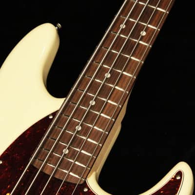 Miura Guitars U.S.A. MB-2 5st w/ Nordstrand Big Single Pickups (Alder / Olympic White-MH) image 4