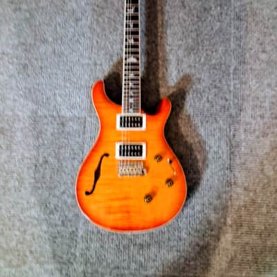 PRS SE Custom 24 Semi-Hollow Piezo 2025 - Present - Vintage Sunburst image 1