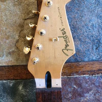 Fender strat neck MIM Deluxe 60th Anniversary 2006 - rosewood/gold image 2