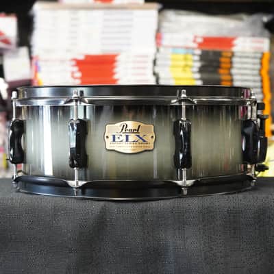 Pearl ELX Export Series 5x14" Maple/Poplar Snare Drum - Black Burst Lacquer image 1