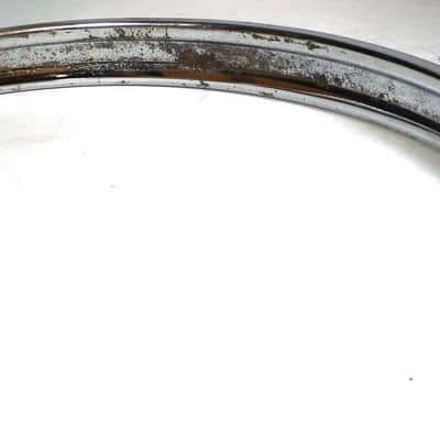 22" Bass Drum Hoop / Chrome / No Wrap Inlay image 6