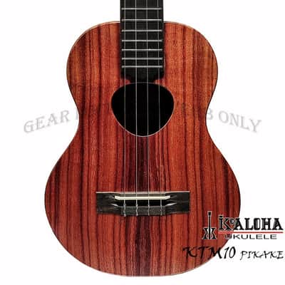 KoAloha KTM-10 Pikake all solid hawaiian low g string handmade ukulele tenor ukulele image 1