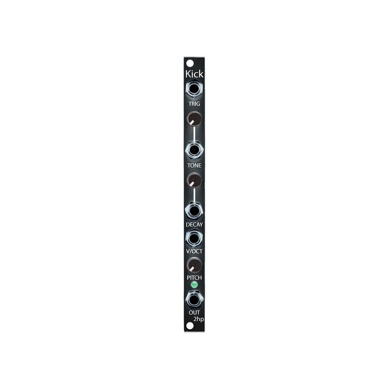 2hp Kick Eurorack Drum Module (Black) image 1