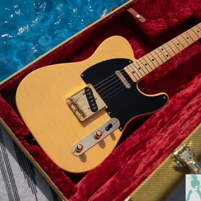 Fender Limited Edition 75th Anniversary 1951 Telecaster Butterscotch Blonde Nitro Finish w/ Quilt Top, Fender Flagship Tokyo Store Exclusive & Super Limited Model image 9