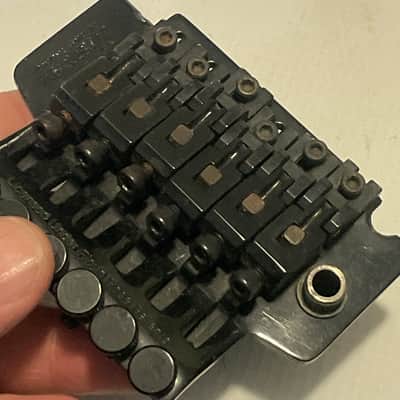 1990's Korean Ibanez RG Series LO-TRS II Black Floyd Rose Tremolo Bridge Vibrato image 11