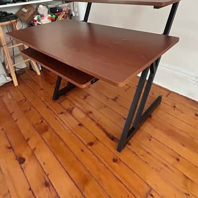 On-Stage WS7500 Workstation Desk - Rosewood image 2