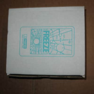 lightly handled Electro Harmonix EMPTY CARDBOARD BOX, print-out copy Owner's Manual, & bubble wrap ONLY for FREEZE Sound Retainer (NO pedal, NO power supply, NO warranty / registration paperwork) 2010s (specifically from 2014) image 5