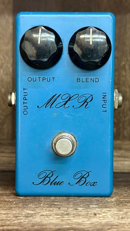 MXR MX-103 Block Blue Box Script 1977 - Blue image 1