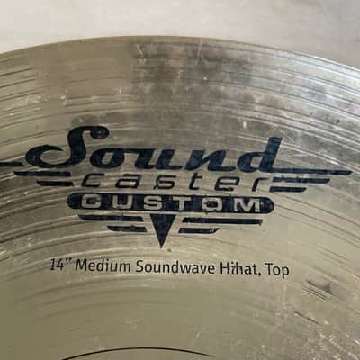 Meinl 14" Soundcaster Custom Powerful Soundwave Hi-Hat (Bottom) 2010s - Brilliant image 3