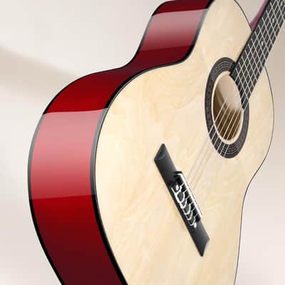 36 Inch Acoustic Guitar for Beginners Kids Youth 3/4 Size Travel Guitarra Acustica Kit Gig Bag, Tuner, Picks, Nylon Strings, Capo, Strap image 2