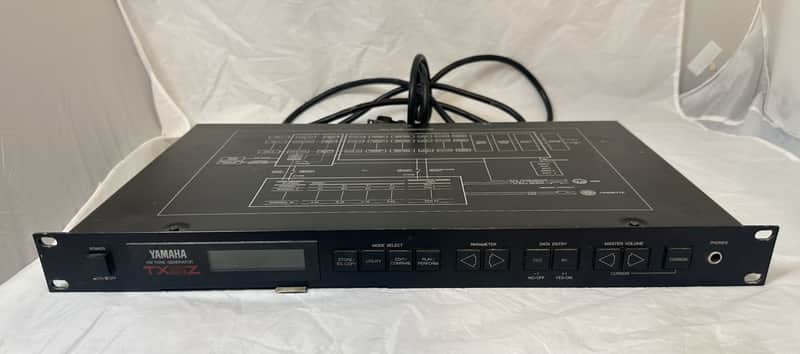 Yamaha TX81Z Rackmount FM Tone Generator 1987 - 1988 - Black | Reverb