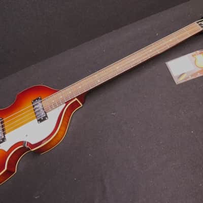 Hofner Ignition Beatle Bass HI-500/1-SB Brand New 2026 Model with 500/1 TAILPIECE & Yellowed Pickguard ( Replaces HI-BB-PE-SB ) image 3
