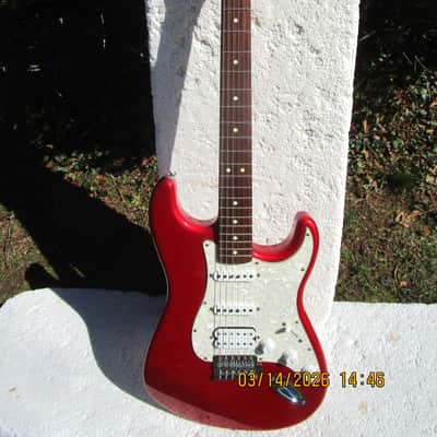 Fender Stratocaster HSS Guitar, 2001, NOS, Candy Apple Red, Gig Bag image 1