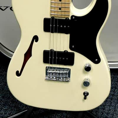 2020 Fender Squier Paranormal Cabronita Thinline Telecaster Electric Guitar! Olympic White Finish!!! image 2