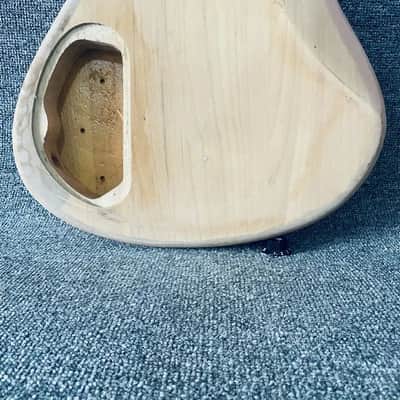 Unfinished P/J Bass Body in Natural Wood for Right Hand Build image 4