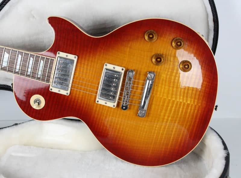 2004 Vintage Gibson Les Paul Standard Premium Plus Cherry Burst AAA Maple Flame Top ~Good Wood Era~ +OHSC USA image 1