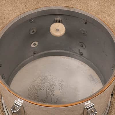Vintage Rogers White Marine Pearl Drum Set 14x24 9x13 and 16x16 image 21