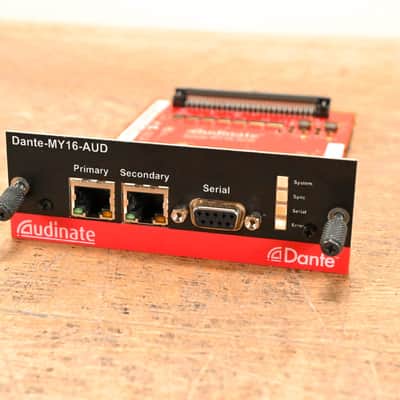 Audinate Dante-MY16-AUD 16-Channel Dante Network I/O Card CG01L6C image 1