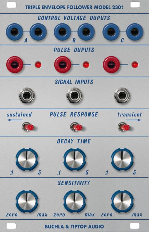 TIPTOP AUDIO BUCHLA 230t TRIPLE ENVELOPE FOLLOWER : BRAND NEW :  [DETROIT MODULAR] image 1