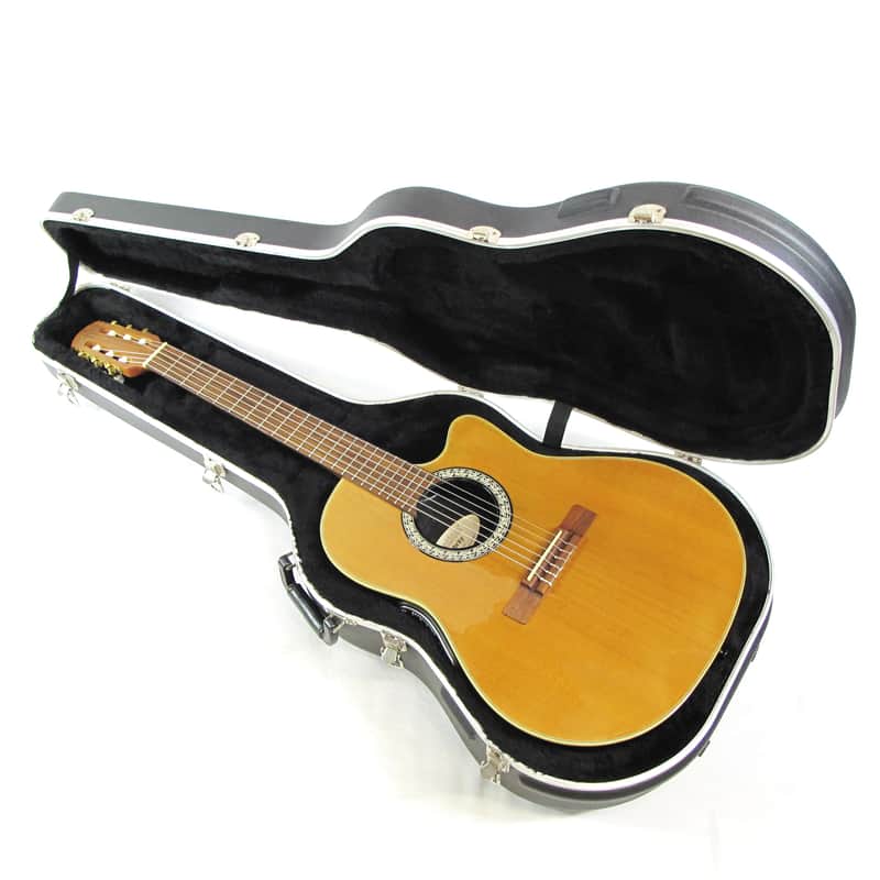 Ovation Celebrity CC059 Nylon String w/Deluxe OHSC - Natural | Reverb