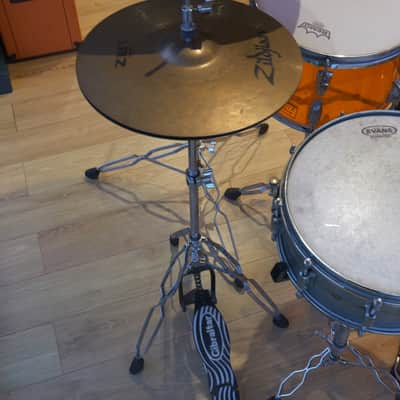 RARE Ludwig Vistalite Orange Drum Kit Owned by Michael Lee (Page & Plant) SIGNED - Delivery Available imagen 12