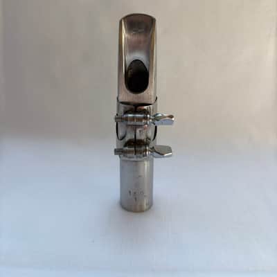 Berg Larsen Vintage ”Offset” 1960s 130/1/SMS  Tenor Sax Mouthpiece w/ Cap & Ligature imagen 6