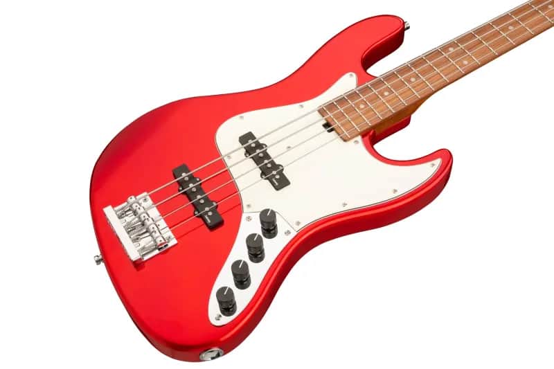 Sadowsky MetroExpress 21-Fret Vintage J/J Bass, Morado Fingerboard, 4-String - Solid Candy Apple Red Metallic High Polish image 1