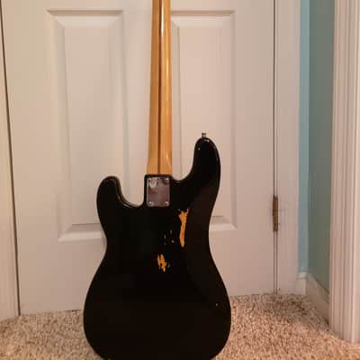 Fender Precision Bass with Maple Fretboard 1974 Black image 5