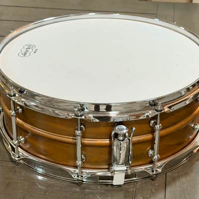 Ludwig Raw Copperphonic 5x14 snare drum - Raw Copper image 4