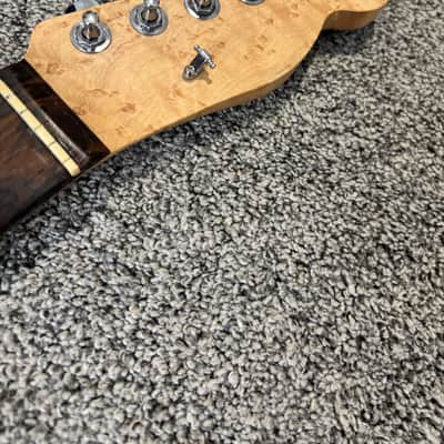 Warmoth Telecaster neck 2020 - high grade birdseye maple and figured Ziricote fretboard image 3