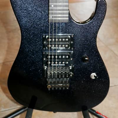 Kramer Nightswan Black/Purple flake sparkle OHSC image 2