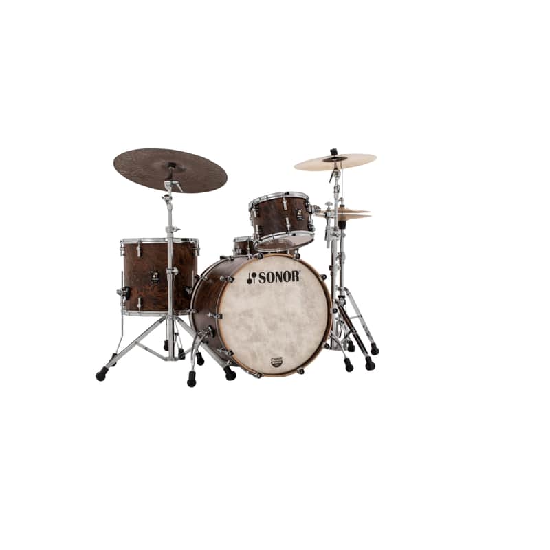 Sonor Momentum Maple Shell Set California Burl 322 - Drum Shell Set image 1