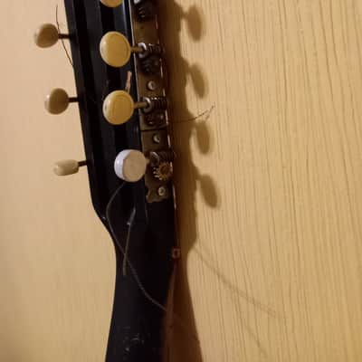 Unique Acoustic Guitar 7 string USSR Soviet Chernihiv Pear Shaped Ukrainian Vintage and Rare image 5