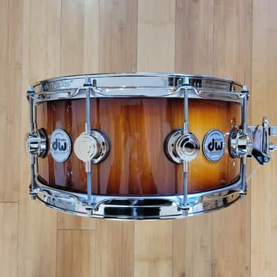 Snares - (Used) DW Collector's Series 5.5x14 Almond Snare Drum image 2