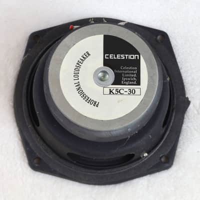 CELESTION K5C-30 5" Speaker 8 Ohms, from 1997 Trace Acoustic TA100R Guitar Amp, Works Perfectly  (#1 of 4x Speakers Available) image 2