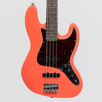 Fender Squier Classic Vibe '60s Jazz 4 String Electric Bass Guitar - Tahitian Coral image 1