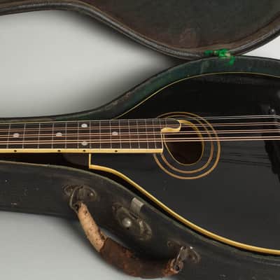 Gibson  Style H-1 Carved Top Mandola (1923), ser. #74352, original black hard shell case. image 14