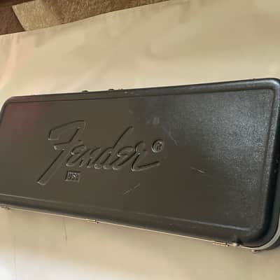 1980's Fender USA Stratocaster Telecaster Black Molded Hardshell Guitar Case & Keys image 3