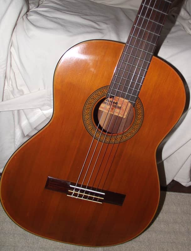Aria AC-8 Concert Classical Guitar made in Japan | Reverb