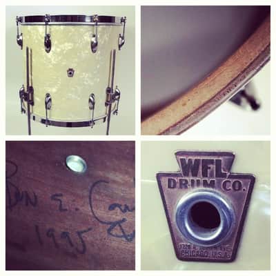 Ludwig WFL 1930-40 ex Sound City Studio LA the kit from Bun E Carlos - Cheap Trick band image 3