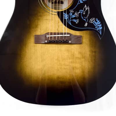 Epiphone Eric Church Signature Hummingbird Dark Studio - Cobra Burst image 3