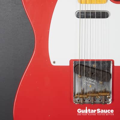 Fender Custom Shop Telecaster 52 Journeyman Modern Aged 2023 - Fiesta Red (Cod.1717UG) image 3