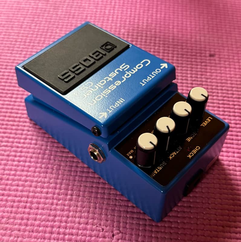 Boss CS-3 Compression Sustainer (Silver Label) 1997 - Present - Blue image 1