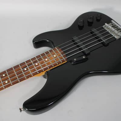 1993 Fender Jazz Bass Plus V 5-String Bass Black w/HSC image 8