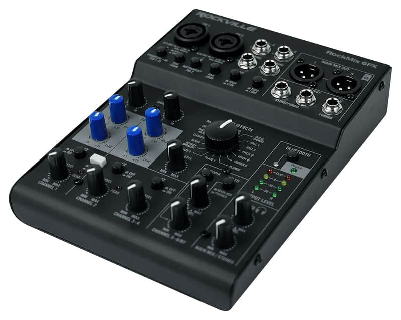 Rockville ROCKMIX 6FX 6 Channel Mixer - Thumbnail 4
