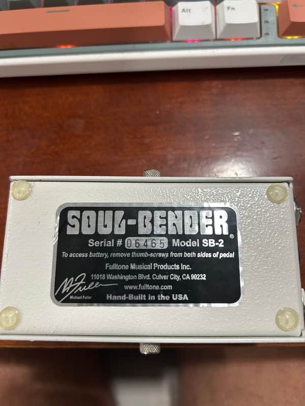 Fulltone Soul Bender v2