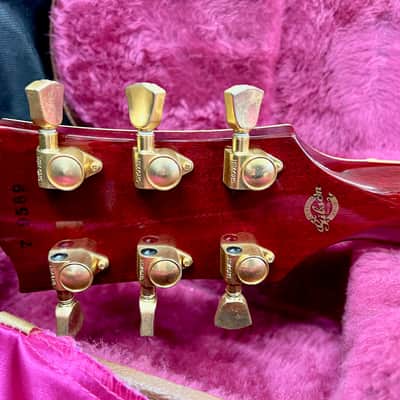 Gibson Les Paul Custom Florentine Plus Custom Shop USA 1997 - Cherry Red image 15